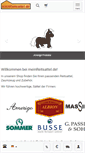 Mobile Screenshot of meinreitsattel.de