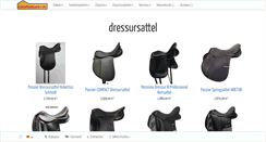 Desktop Screenshot of dressursattel.meinreitsattel.de